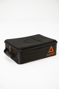 AMOQ Hardshell Goggle Bag Black/Orange, 1, nordicamoto.ro