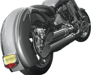 Big 'n Nasty Slip-on Mufflers Chrome, 2, nordicamoto.ro