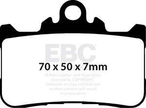 Fa-hh Series Sindered Brake Pads, 1, nordicamoto.ro