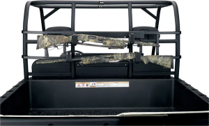 Utv Roll Cage Gun Rack Black 