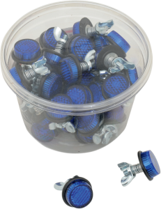 License Plate Reflectors Blue