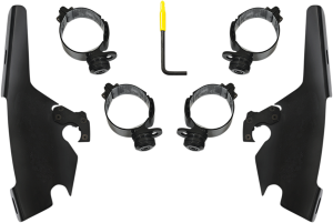 Batwing Fairing Trigger-lock Mounting Kit Black, 1, nordicamoto.ro