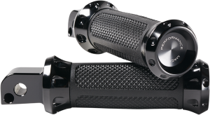 Overdrive Foot Pegs Black, 1, nordicamoto.ro