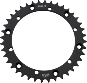 JT SPROCKETS Steel Rear Sprocket Black, Zinc, 1, nordicamoto.ro