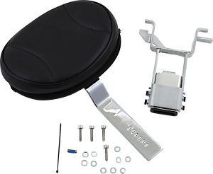 Plug-n-go Driver's Backrest Black, Chrome, 2, nordicamoto.ro
