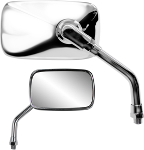 Mini Rectangular Mirror Silver, 1, nordicamoto.ro