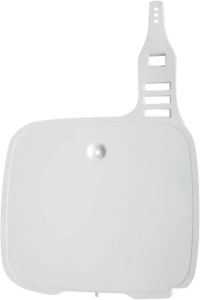 Frt #plate Yz's 87–90 Wht Fehér, 1, nordicamoto.ro