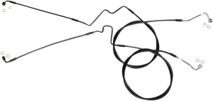 Xr Lower Brake Line Black