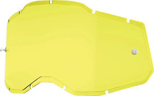 100% Accuri 2/Racecraft 2/Strata 2 Injected Yellow szemüveglencse, 1, nordicamoto.ro
