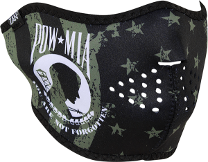 Neoprene Half Mask Black, Green
