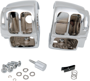 Handlebar Switch Housing Kit Silver, 1, nordicamoto.ro