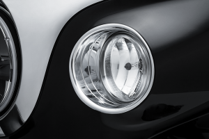 Chrome Driving Light Bezels Chrome, 4, nordicamoto.ro