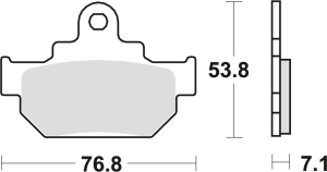TRW Organic első fékbetétek a SUZUKI GZ 125 (’98–’04), VL 125 (’00–’08) és LS SAVAGE 650 (’86–’01) modellekhez, nordicamoto.ro