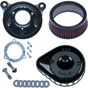 Mini Teardrop Stealth Air Cleaner Kit Black