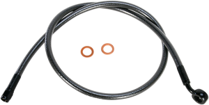 Alternate Length Designer Series Abs-specific Front Brake Line Kit Black, Black Pearl