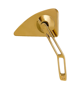 Mini Mirror W/v2 Cut-out Stem Gold, 3, nordicamoto.ro