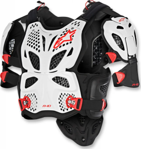 A-10 Full Chest Protector White-black Xl-2xl 