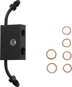 Standard Midnight Braided Handlebar Cable/brake Line Kit Black
