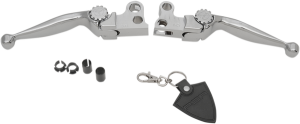 Journey Adjustable Lever Set For Harley Models Silver, 3, nordicamoto.ro