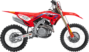 Blackbird Racing Replica Team Honda Hrc 2022 Graphics Kit With Seat Cover Red, 3, nordicamoto.ro