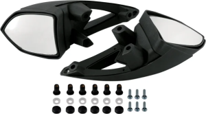 Windshield Mirror Set Black, 1, nordicamoto.ro