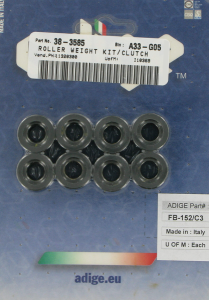Scooter Roller Weight Kit, 2, nordicamoto.ro