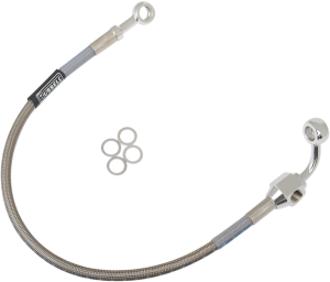 Stock-length Rear Brake Line Silver