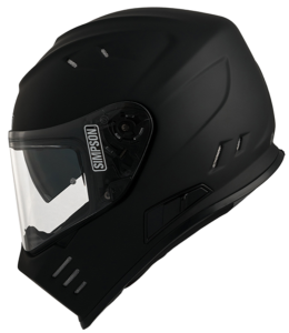 Simpson Venom matt fekete sisak, XS, 3, nordicamoto.ro