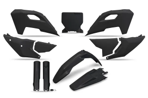 Karosszériakészlet Husqvarna-hoz, fekete, 1, nordicamoto.ro