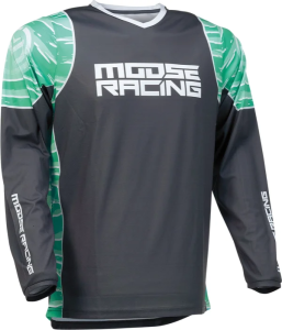 Tricou Moose Racing Qualifier Gray/Teal