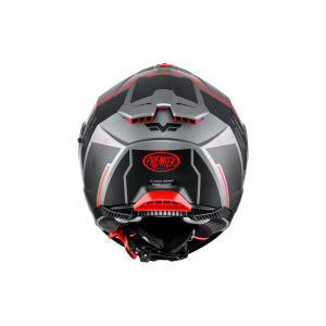 Casca Premier Typhoon BA 17BM bukósisak, piros/szürke/fekete, XS, 2, nordicamoto.ro