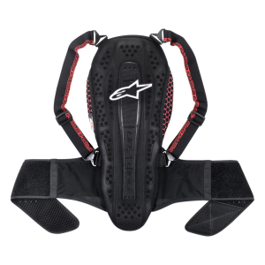 Alpinestars Nucleon KR-2 hátsó védőpárna, fekete/füstös/piros, S méret, 2, nordicamoto.ro