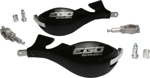 Ego Mini Handguard – Two Point Mount For Straight Handlebar 22mm Black, 3, nordicamoto.ro