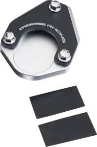 MOOSE RACING Kickstand Pad Extension Black, Chrome, 2, nordicamoto.ro