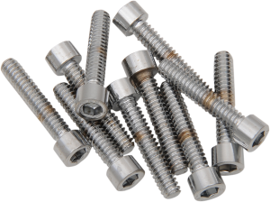 #8 & #10 Fine And Coarse Bolts Silver