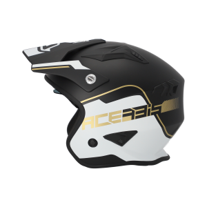 Acerbis Aria 22-06 Jet sisak, fehér/fekete/arany, S-es méret, 2, nordicamoto.ro