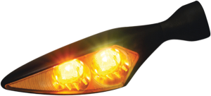 Micro Rhombus Extreme Turn Signals Black, 1, nordicamoto.ro