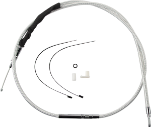High-efficiency Braided Sterling Chromite Ii® Clutch Cable Silver