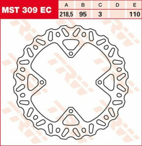 Ec Cross Design Brake Rotor, 2, nordicamoto.ro