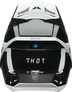 Casca Copii THOR Fleet Storm Alb/Negru S, 5, nordicamoto.ro