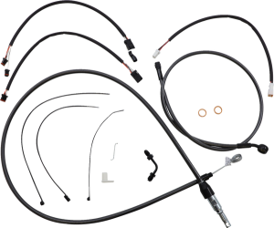 Black Pearl Designer Handlebar Installation Kit Black