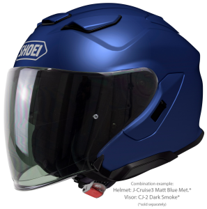 SHOEI J-CRUISE3 fúvóka sisak, matt metálkék, S-es méret, 2, nordicamoto.ro