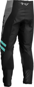 Pantaloni copii Thor Pulse Cube Black/Mint 24, 4, nordicamoto.ro
