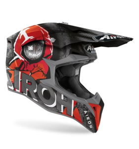 Casca Copii Airoh Wraap Alien Red Matt M, 2, nordicamoto.ro