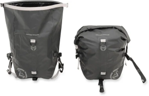 MOOSE RACING Adv1 Dry Saddlebags Black, White, 1, nordicamoto.ro