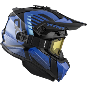 CKX Helmet + Goggles TITAN Avid Blue S, 2, nordicamoto.ro