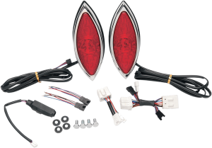 Led Cat-eye Lights Chrome, 2, nordicamoto.ro