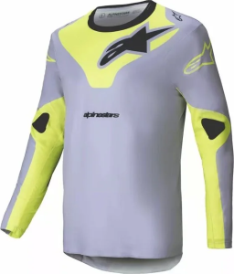 Tricou Alpinestars Racer Veil Gray/Yellow