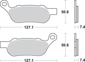 Sintered Metal Harley/Buell fékbetétek, 1, nordicamoto.ro