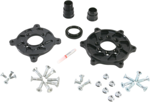 Carrier Ring Set Anodized, Black, 1, nordicamoto.ro